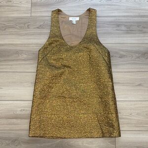 H&M Shimmering Gold Mini Dress